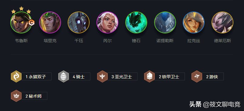 云顶之弈:圣光游侠维鲁斯,已成为版本上分答案