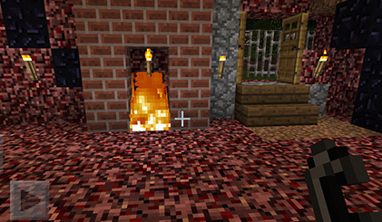 我的世界壁炉做法教程 岩浆壁炉地狱岩壁炉