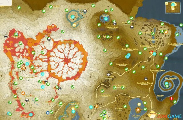 IGN打造超细致《塞尔达传说：荒野之息》专业地图