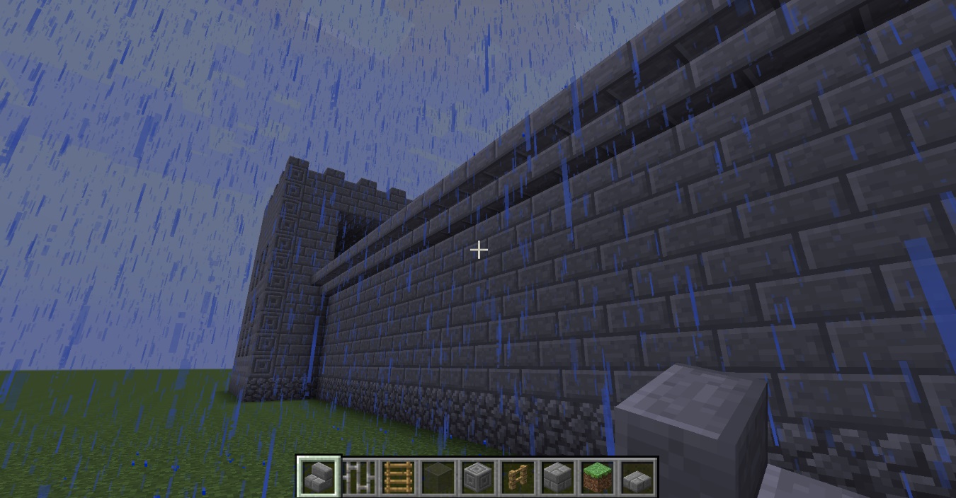 MC我的世界：一看就懂的城墙细节，继续我们的城堡建造