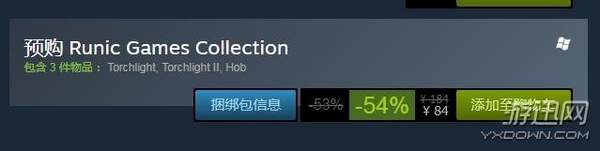 《火炬之光2》Steam页面更新 支持中文，合集仅售84元