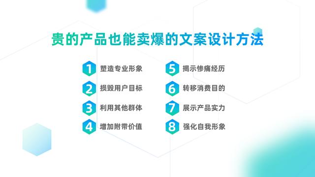 只有便宜产品卖得动？掌握这8个文案方法，贵的产品也能卖爆