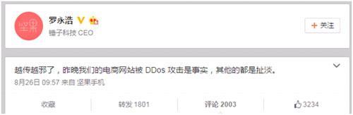 罗永浩其实是个网络安全推广专家