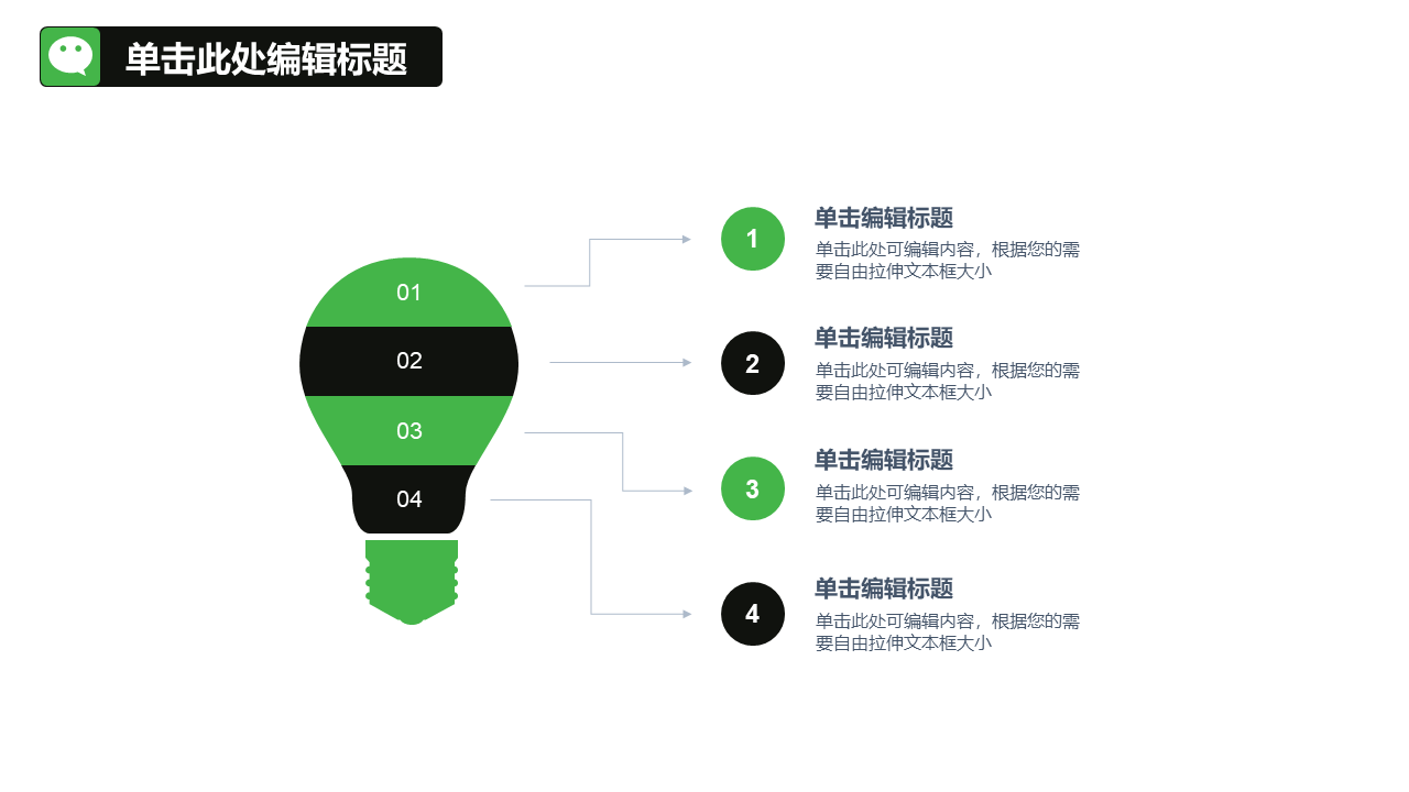 36页逻辑通顺、排版大气的微信营销手册PPT模板，人人都有份！