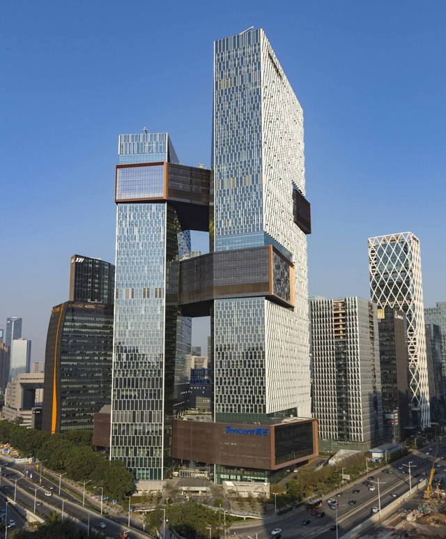 国内最知名十大互联网公司总部大楼PK 腾讯大楼最高达248米