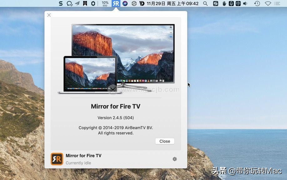 Mac智能电视应用投影程序---Mirror for Fire TV