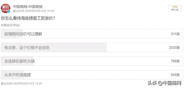 海底捞复工后涨价了，米饭7块钱一碗，你还会吃吗