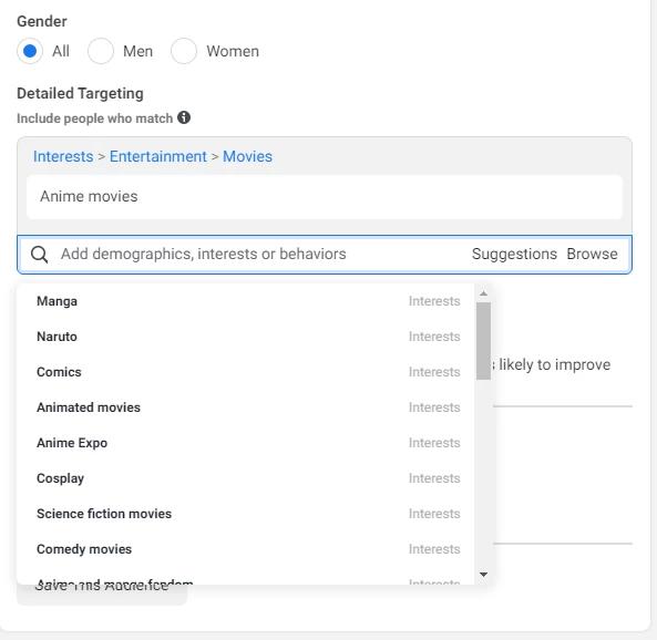 自建站引流：使用Facebook广告兴趣定位精准寻找潜在客户