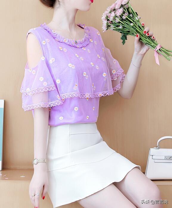 紫色上衣怎么搭配好看 不会搭显老图片