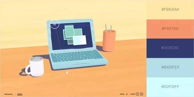 不可错过的网页配色，简直美翻啦！（内附色值）