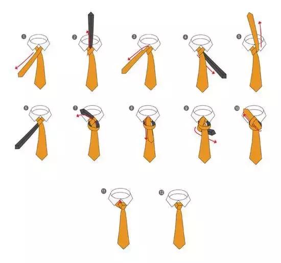 教你打领带12种方式，男生学来自用，女生学来当贤妻良母！