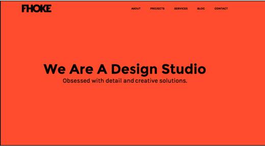 巧用扁平化设计网站