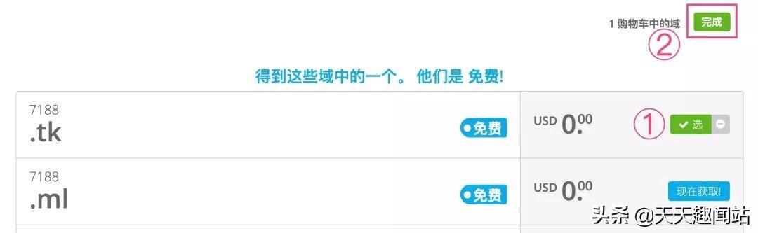 新手免费域名申请及使用