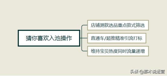 淘宝电商—手淘猜你喜欢流量爆发核心操作思路