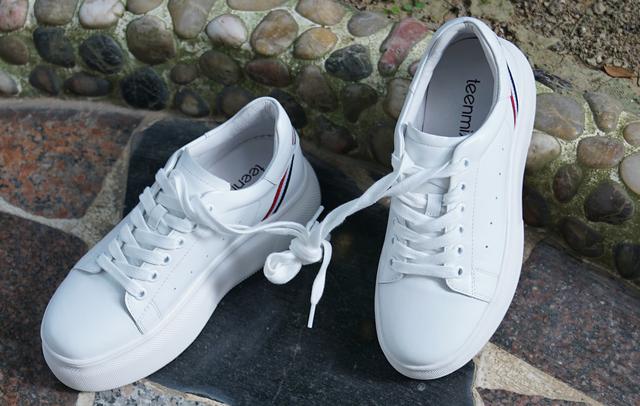 天美意鞋子怎么样，天美意厚底女休闲鞋试用介绍