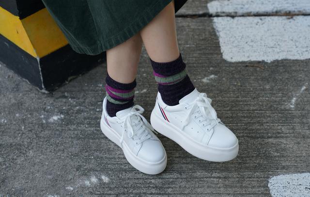 天美意鞋子怎么样，天美意厚底女休闲鞋试用介绍