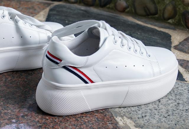 天美意鞋子怎么样，天美意厚底女休闲鞋试用介绍