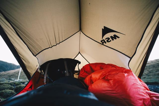MSR超轻双人露营帐篷，我们的装备户外的家