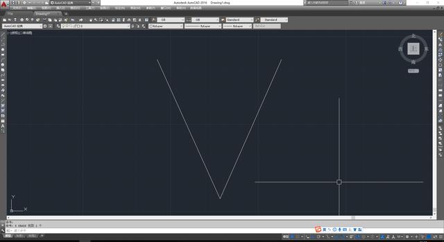 CAD如何绘制角平分线