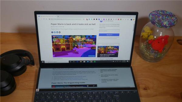 华硕ZenBook Duo全面评测：高颜值、强性能的双屏笔记本电脑