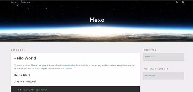 一步步教你搭建专属于自己的炫酷博客
