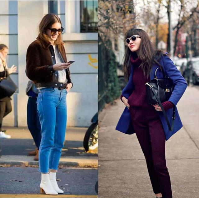 学会牛仔蓝的三种配色，时尚过冬不寂寞