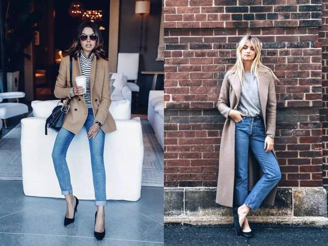 学会牛仔蓝的三种配色，时尚过冬不寂寞