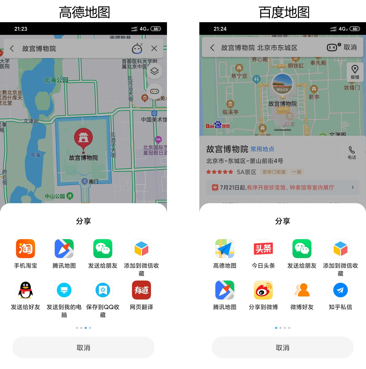 竞品分析：高德地图VS百度地图