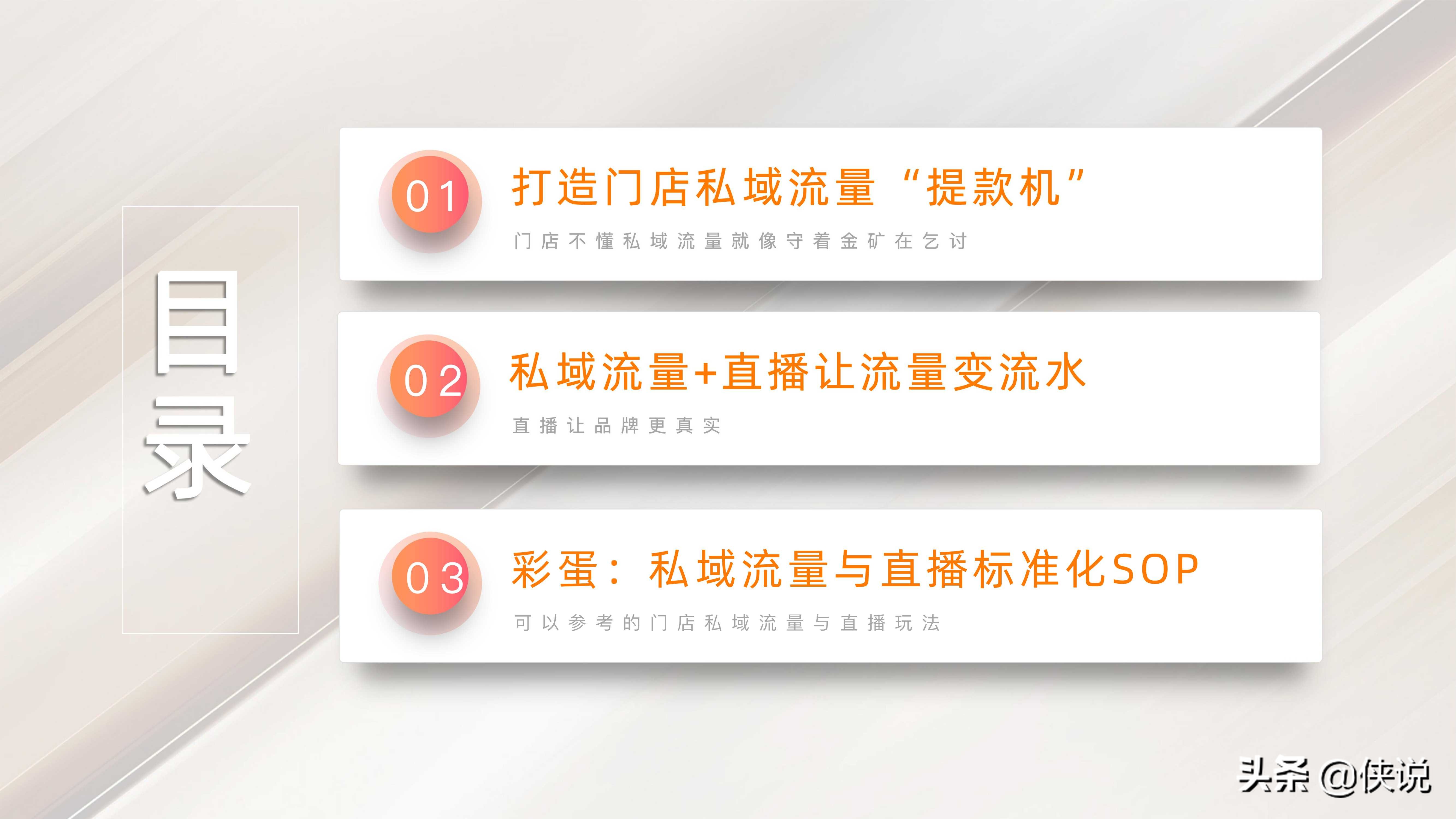 私域流量：直播赋能线下门店（门店管理与方案系列19份）