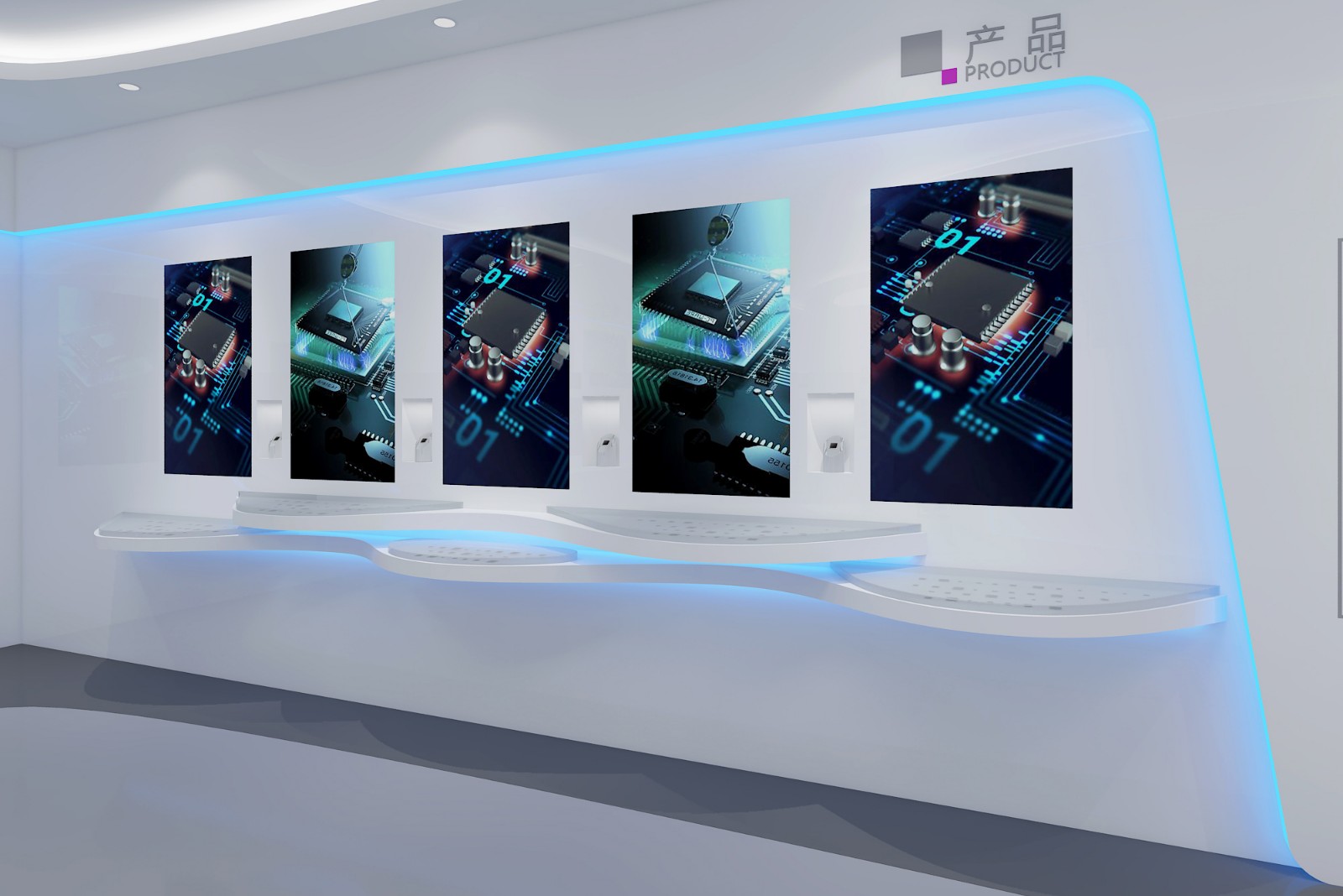 弧线之美，闪耀匠心 | 展厅设计案例分享