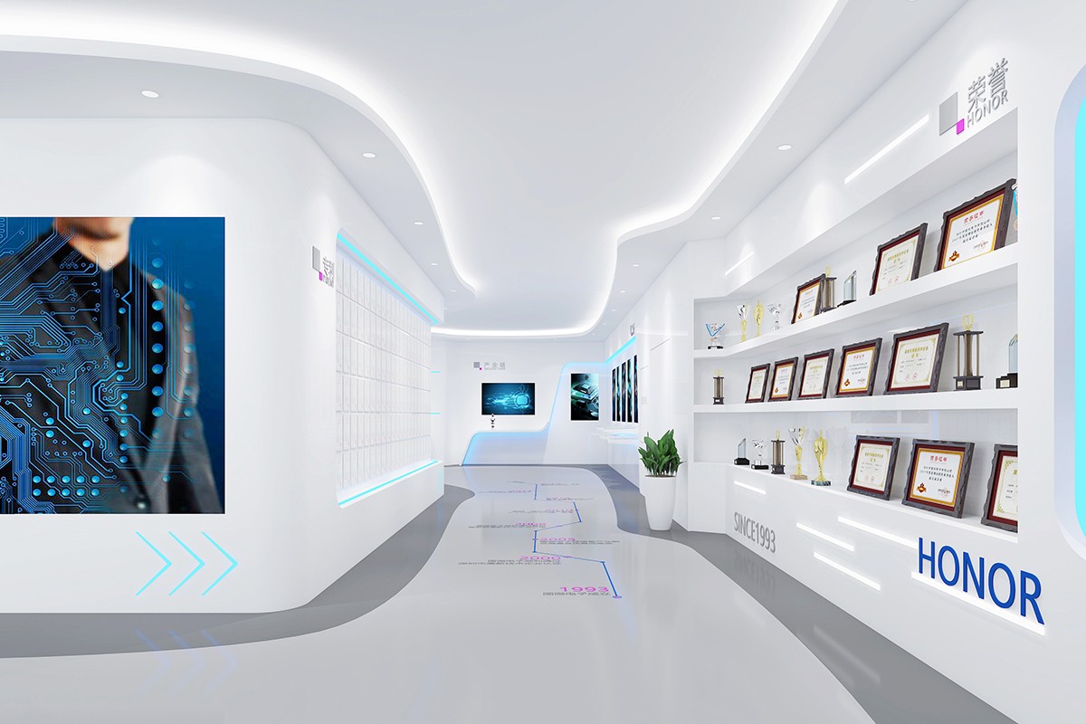 弧线之美，闪耀匠心 | 展厅设计案例分享