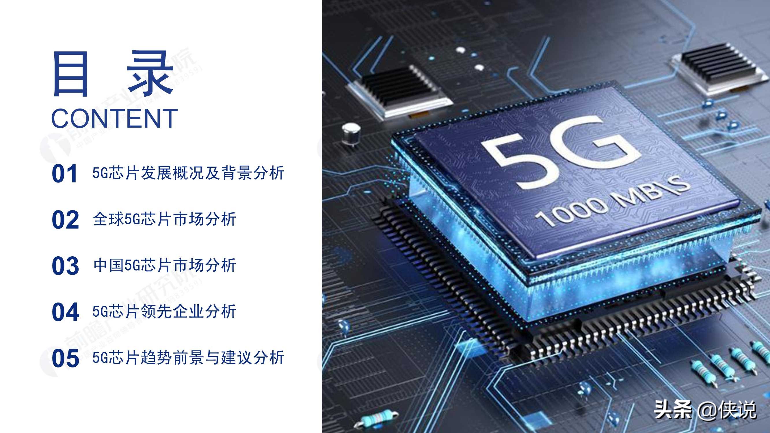 2020年5G芯片行业研究报告（前瞻产业研究院）