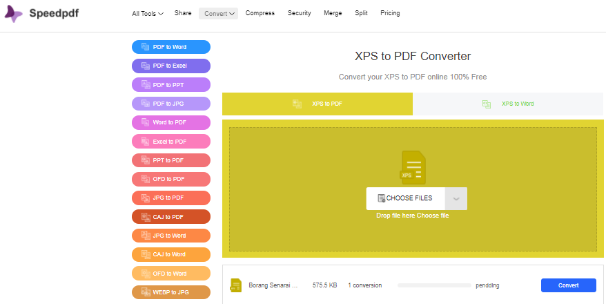 将XPS文件转换成PDF格式有哪些方法？