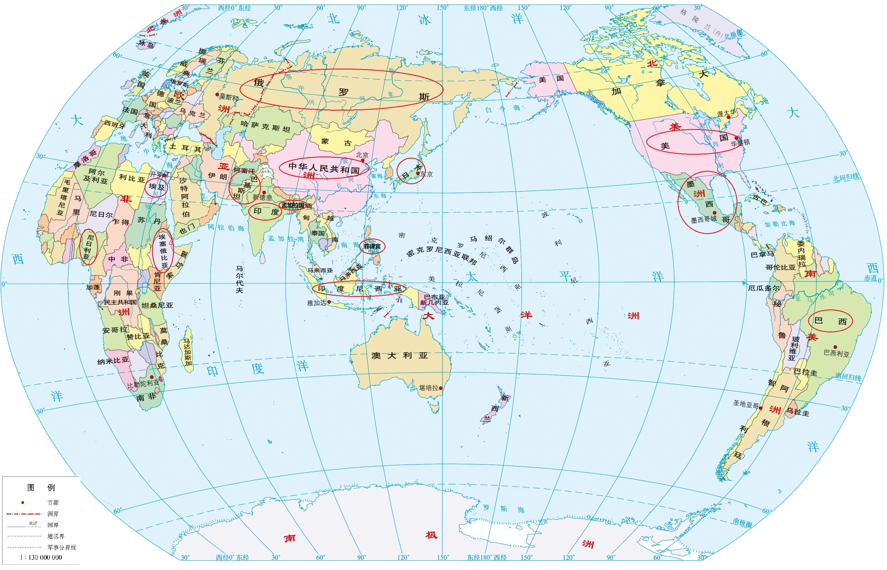 人口超过一亿的大国中，孟加拉国、印度和菲律宾三国人口密度最大