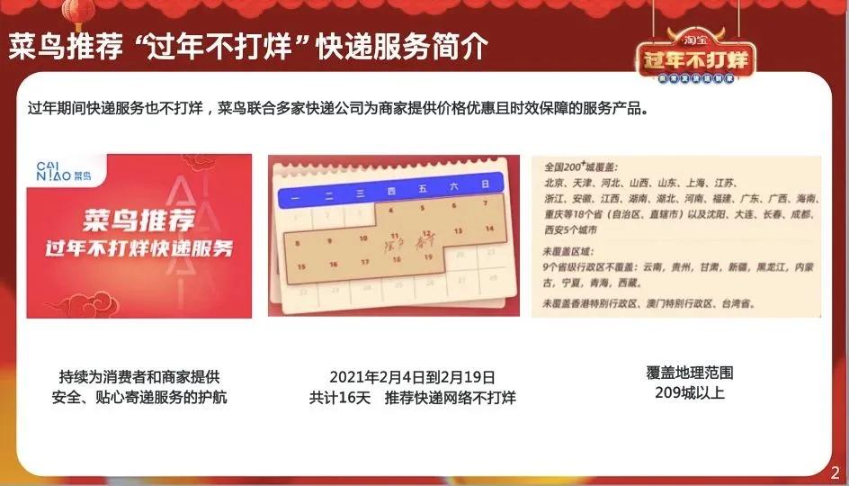 2021春节快递不打烊，你的店铺打烊吗？中小卖家必看