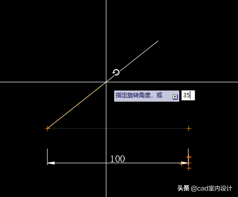 室内设计CAD教程、CAD快速绘制斜线