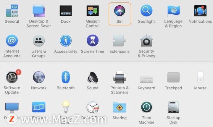 如何在Mac上关闭Siri?