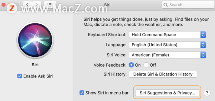 如何在Mac上关闭Siri?