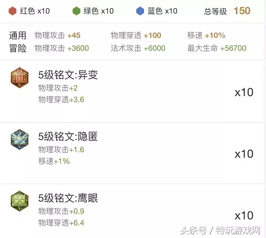 王者荣耀战士英雄铭文搭配大型合集，总有一款适合你上分！