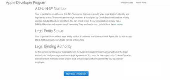 2018苹果开发者账号申请流程