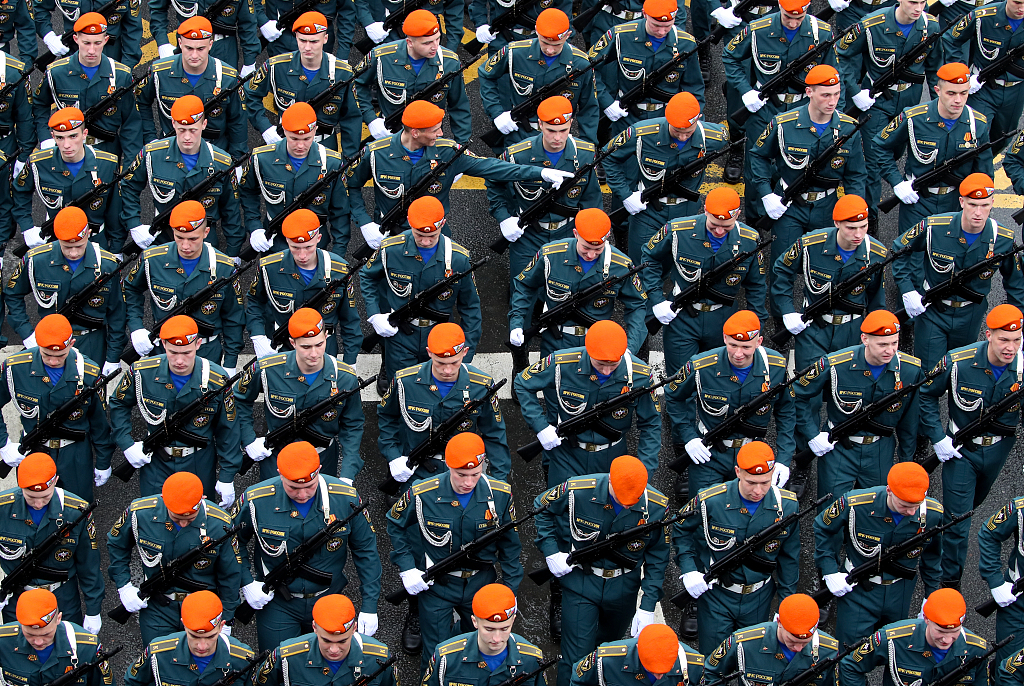 莫斯科红场举行庆祝卫国战争胜利76周年阅兵式