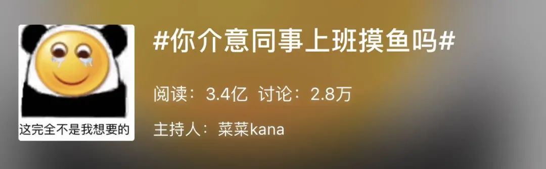 你介意同事上班摸鱼吗？