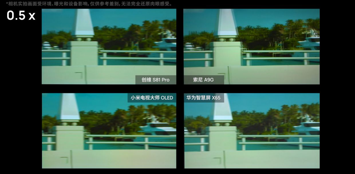 四款 OLED 电视评测