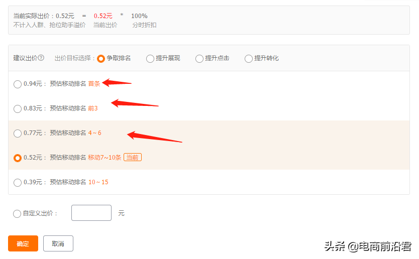 淘宝标品直通车到底该怎么开，卡位和抢位我们应该选择哪个才正确
