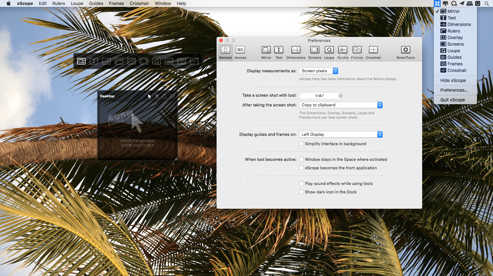 屏幕图形测量工具：xScope 4 for Mac