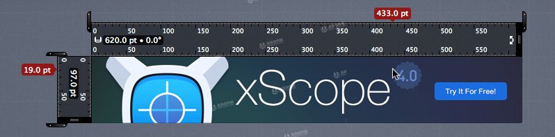 屏幕图形测量工具：xScope 4 for Mac