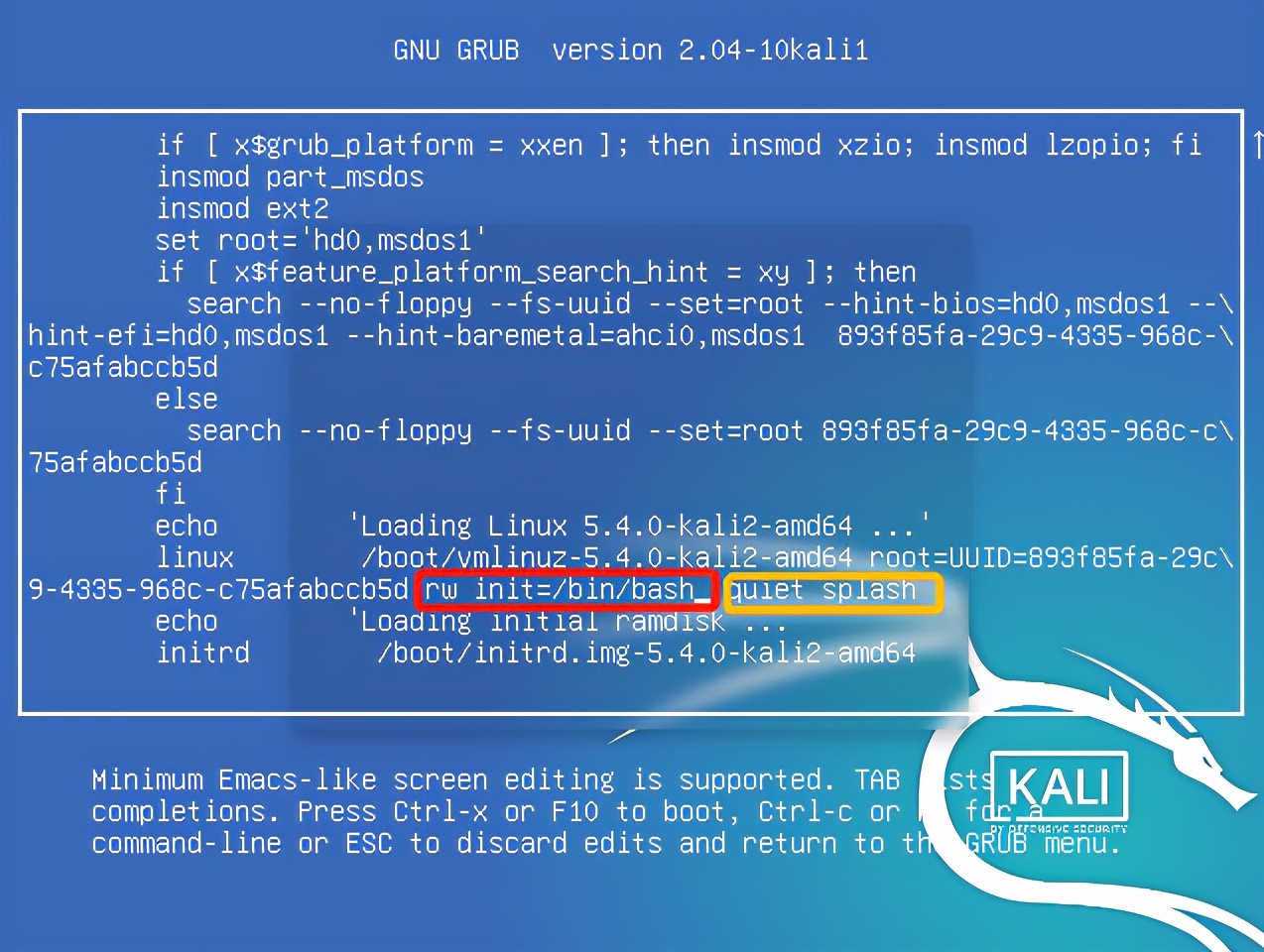 管理员密码忘了怎么办？重置kali/ubuntu、CentOS/RHEL用户密码