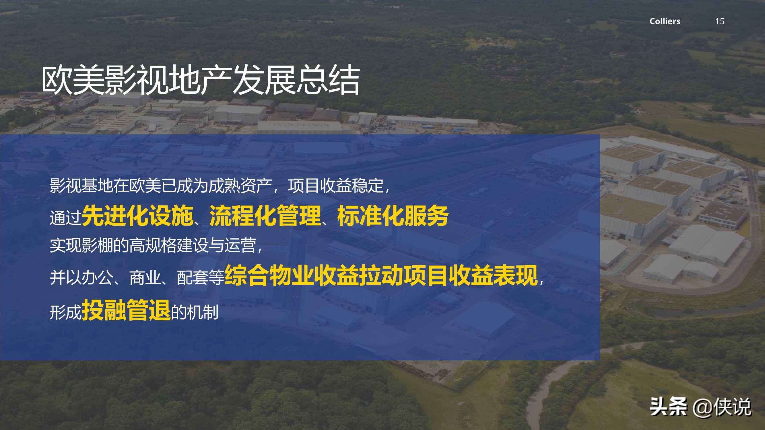 2021全球视角下中国影视地产发展机遇（高力国际）