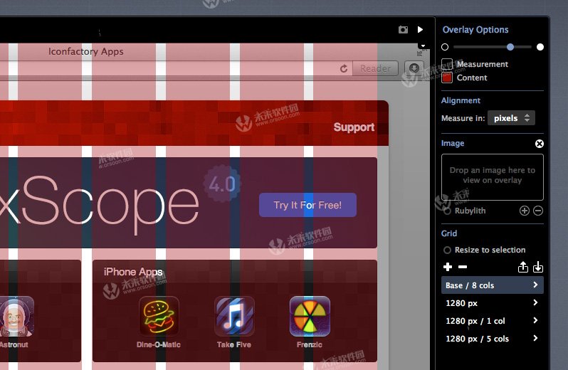 屏幕图形测量工具：xScope 4 for Mac