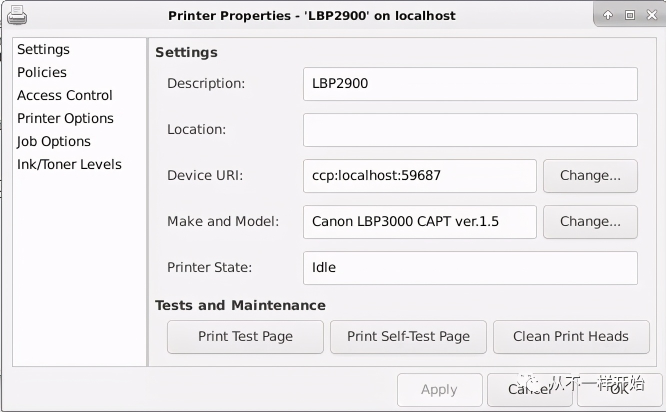 在Linux下安装打印驱动，以佳能LBP2900+为例